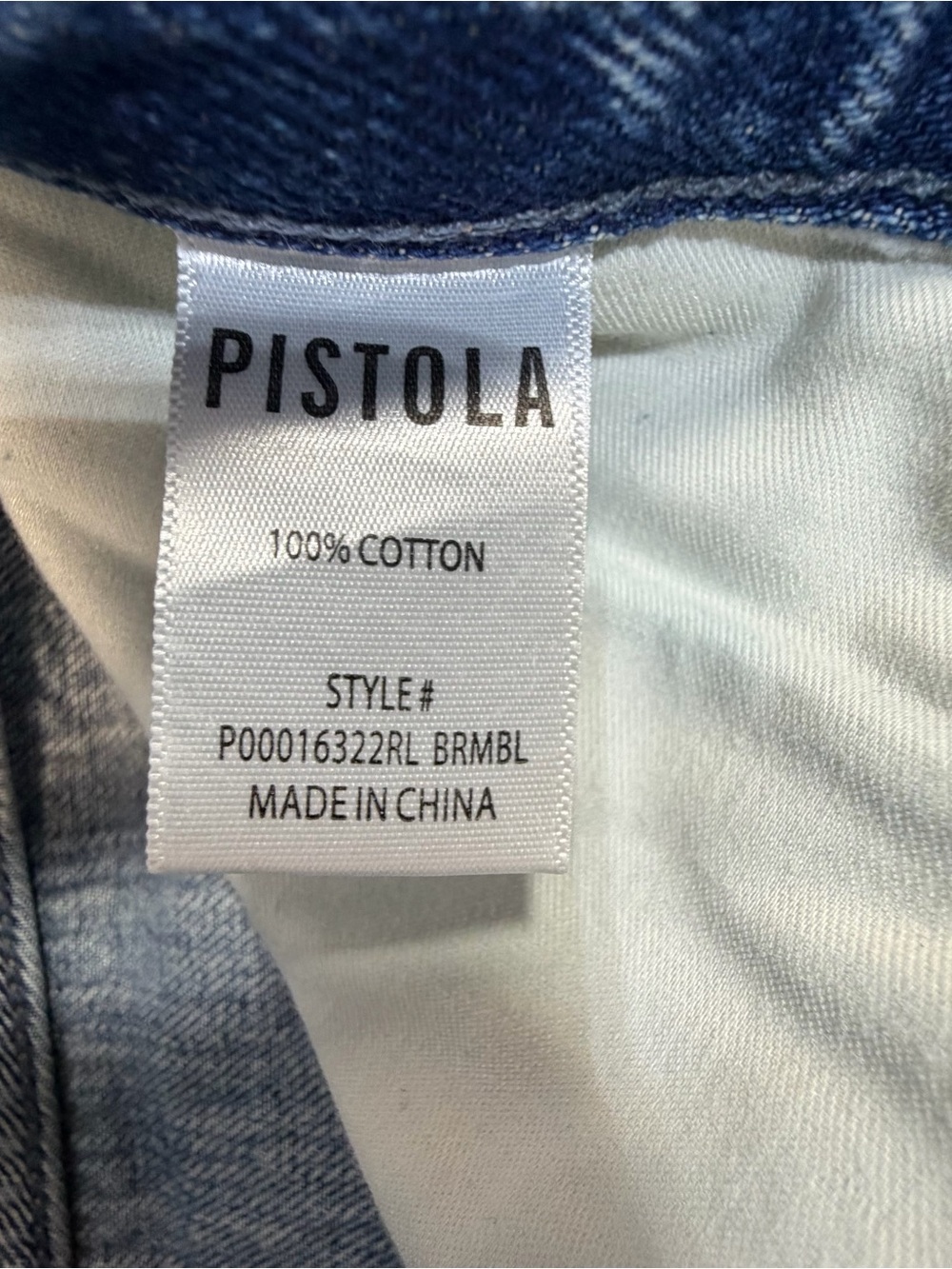 Pistola Cassie Super High Rise Straight Jeans Size 26 Bramble Denim Button Fly - Picture 8 of 9